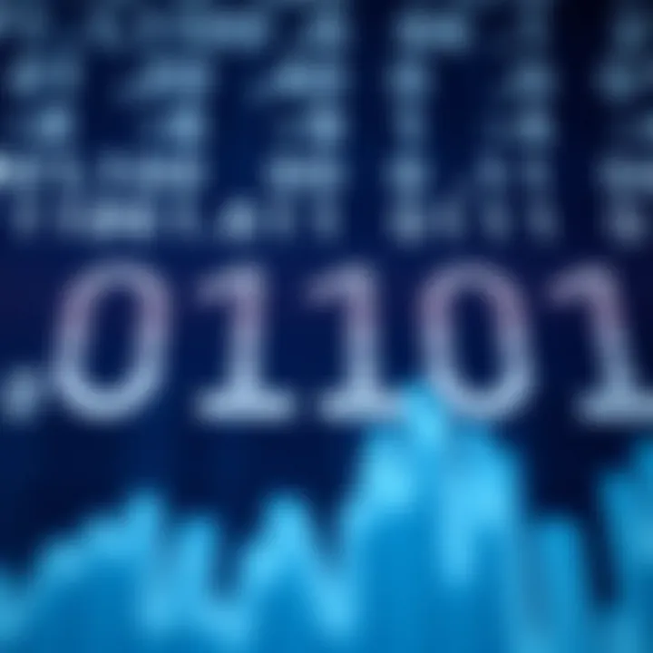 Visual breakdown of binary digits being converted into decimal number form