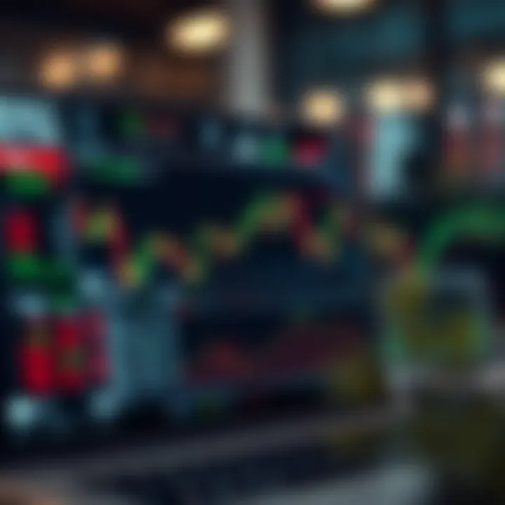 Key Features of an Online Forex Trading Platform Interface showing key features of an online forex trading platform with charts and trading options