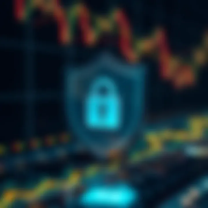 Security and Regulatory Compliance in Forex Trading Platforms Secure digital shield symbolizing protection and compliance in forex trading platforms
