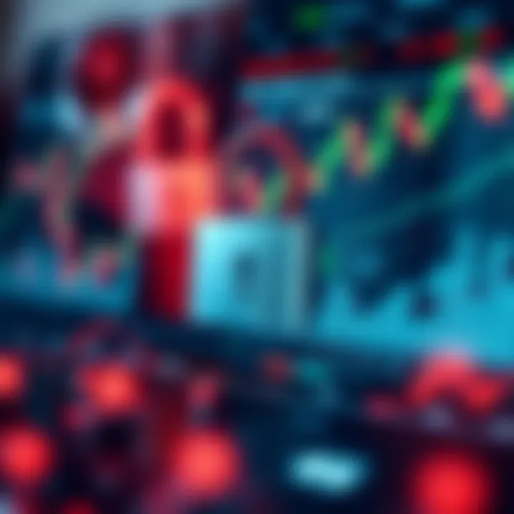 Visual representation of secure forex trading with digital locks and financial graphs symbolizing protection and regulation