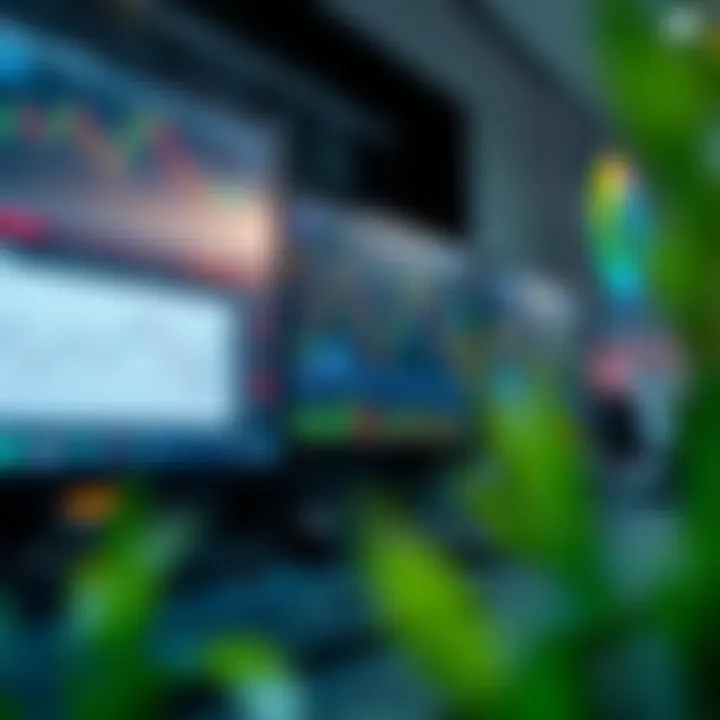 Essential Tools and Charts for Successful Forex Trading Collection of forex trading tools and charts on computer screens