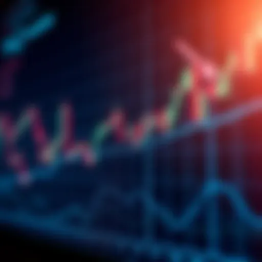 Graph showing currency pairs and price fluctuations in forex trading