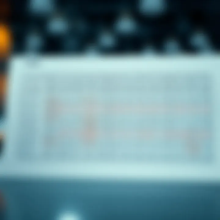 Table showing dynamic programming matrix with calculated costs for subtrees used to determine optimal tree configuration