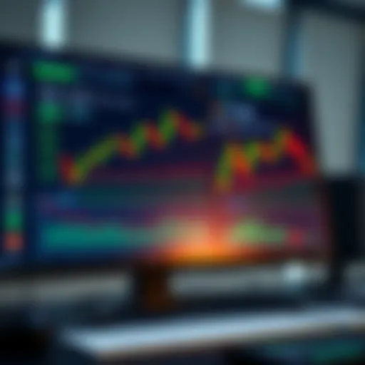 Dashboard of a forex trading platform displaying charts, tools, and analytics