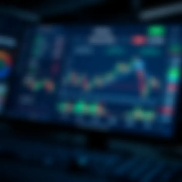 Dashboard of an online paper trading platform showing virtual stock portfolio and market data