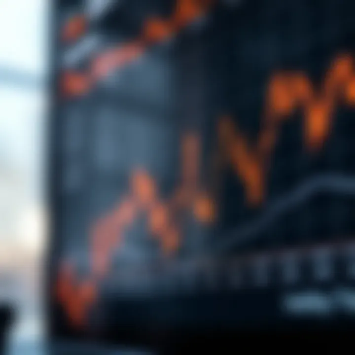 Graph showing stock price fluctuations throughout a trading day in Indian market