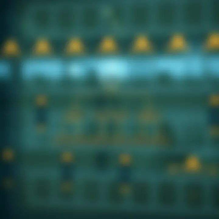 Diagram illustrating level order traversal in a binary tree with nodes connected by horizontal layers