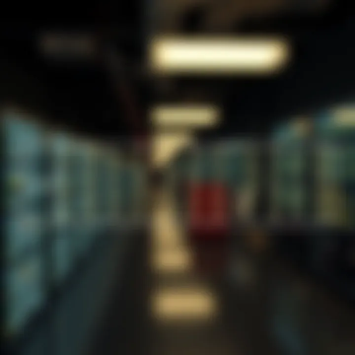 Diagram illustrating linear search scanning elements sequentially in a list