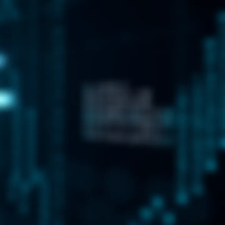 Graphic showing a sorted array with mid-point selection demonstrating binary search technique