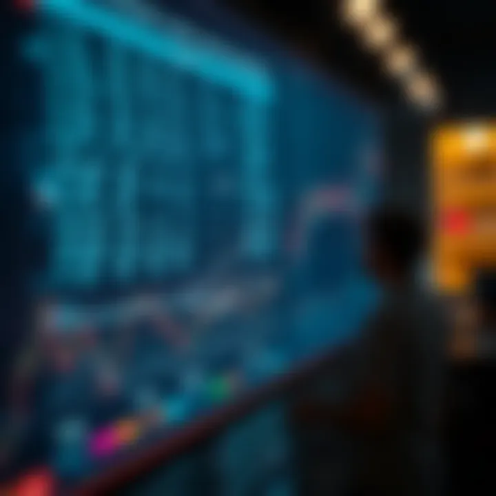 Diagram illustrating linear search scanning elements sequentially