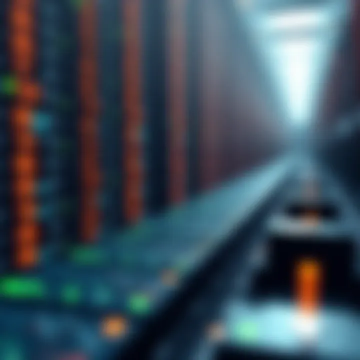 Visualization of linear search scanning through an array sequentially to find a target value