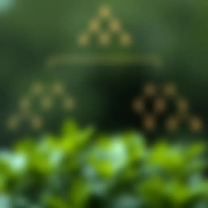 Diagram showing the structure of a binary tree with nodes and branches illustrating depth levels