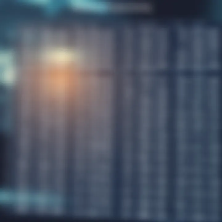 Dynamic programming matrix showing cost calculations for constructing optimal binary search trees