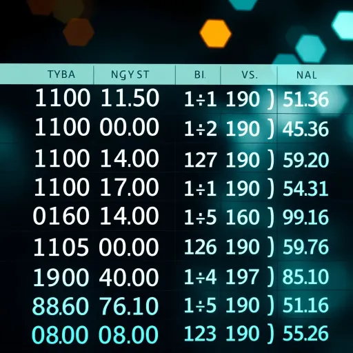 Binary Digits with Their Equivalent Decimal Values Illustration showing the binary digits and their equivalent decimal values in a table format